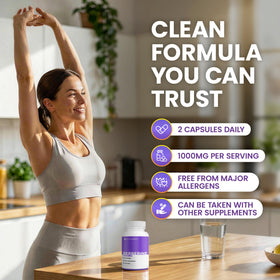 Nutra Wave Berbérine Pure 1000mg avec ingrédients naturels