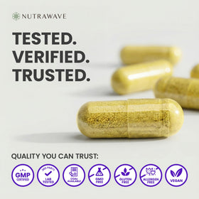 Nutra Wave Berbérine Pure 1000mg capsules ouvertes