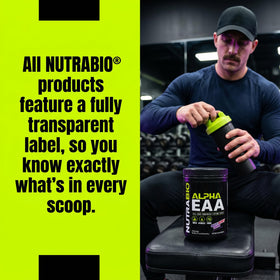 NutraBio Alpha EAA en utilisation pendant un entraînement