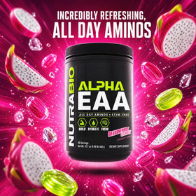 NutraBio Alpha EAA poudre d'acides aminés - mesure de la poudre