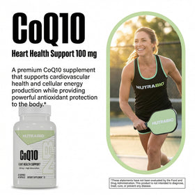 NutraBio CoQ10 100mg avec d'autres compléments alimentaires