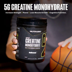 NutraBio Créatine Monohydrate Micronisée 1000 g vue de côté