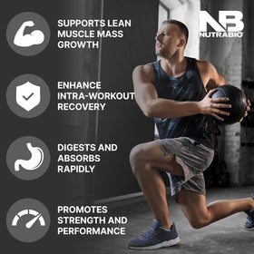 NutraBio Intra Blast Poudre BCAA avec cuillère doseuse
