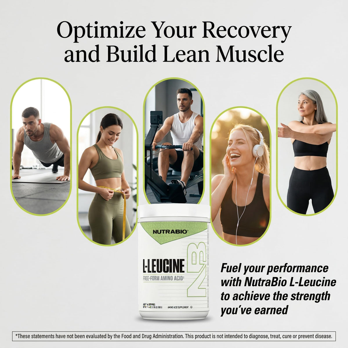 NutraBio L-Leucine 100% pur 500g - utilisation dans un smoothie
