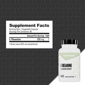 NutraBio L-Théanine 200mg, packaging