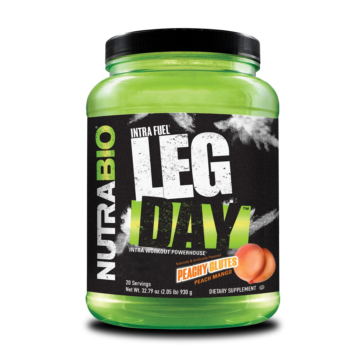 NutraBio LEG DAY Poudre Intra-Entraînement 1111g vue avant