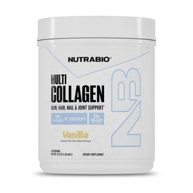 NutraBio Multi Collagène Poudre Vanille 581g vue avant