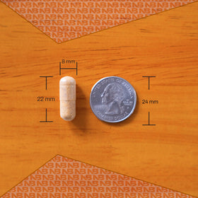 NutraBio Multisport ouvert avec capsules visibles