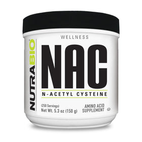 NutraBio N-Acetyl Cysteine 150g Poudre vue de face