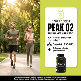 NutraBio PeakO2 180 Capsules et accessoires de sport