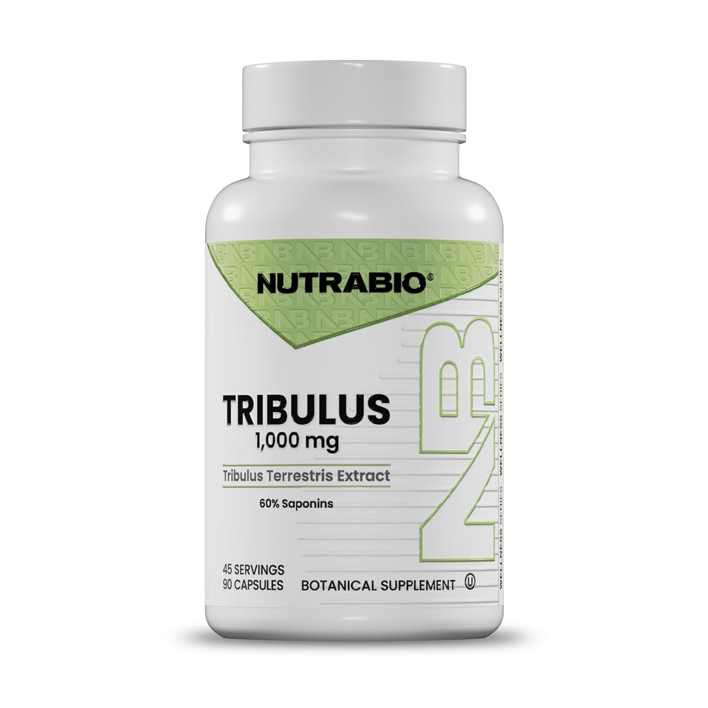 NutraBio Tribulus Terrestris 90 capsules vue avant