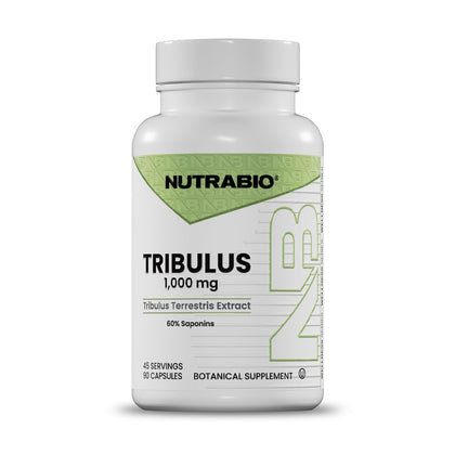 NutraBio Tribulus Terrestris 90 capsules vue avant