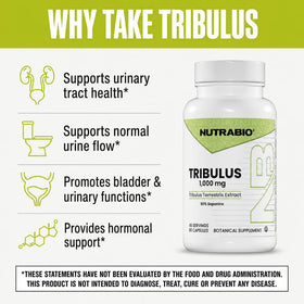 NutraBio Tribulus Terrestris à côté d'autres suppléments