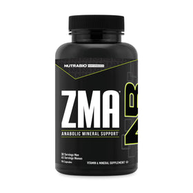 NutraBio ZMA 90 comprimés vue de face avec étiquette
