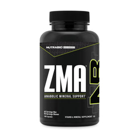 NutraBio ZMA Complément Alimentaire 180 Ct avant avec étiquette