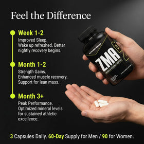 NutraBio ZMA Complément Alimentaire 180 Ct ouvert avec des capsules visibles