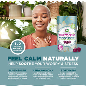 Nutracelle Gummies Anti-Stress en gros plan avec fraise naturelle