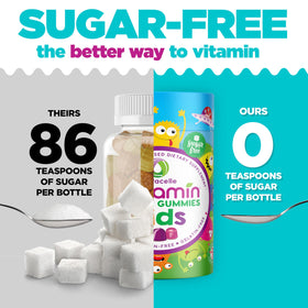 Nutracelle Nutramin Multivitamines Gélifiées SANS SUCRE 90 Gummies - vue latérale