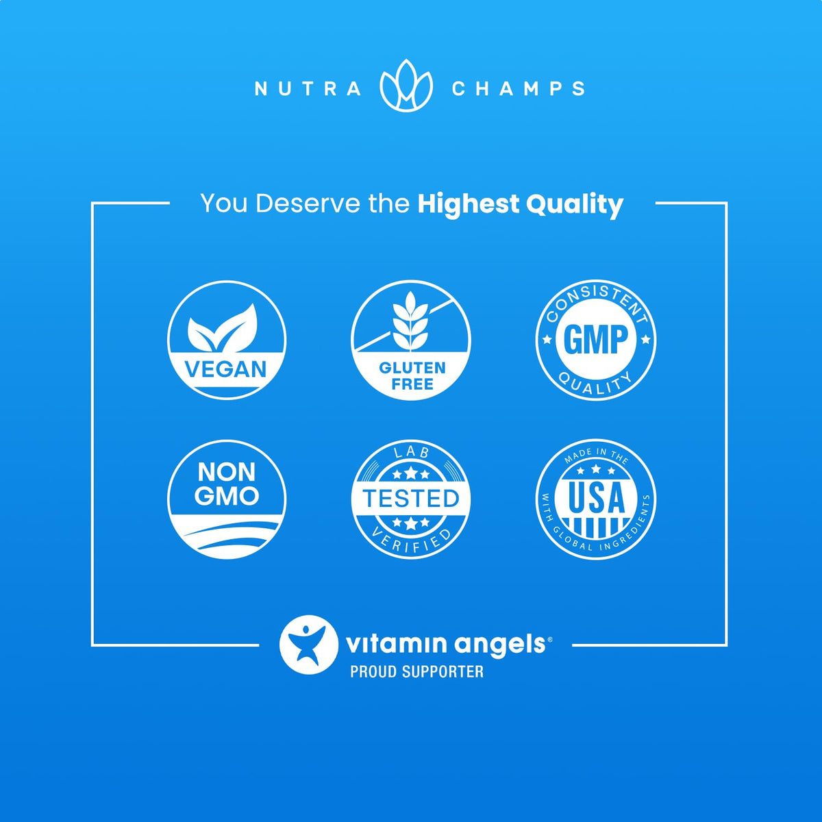 NutraChamps Complément Alimentaire Magnésium Zinc Vitamine D3 120 capsules avec verre d'eau