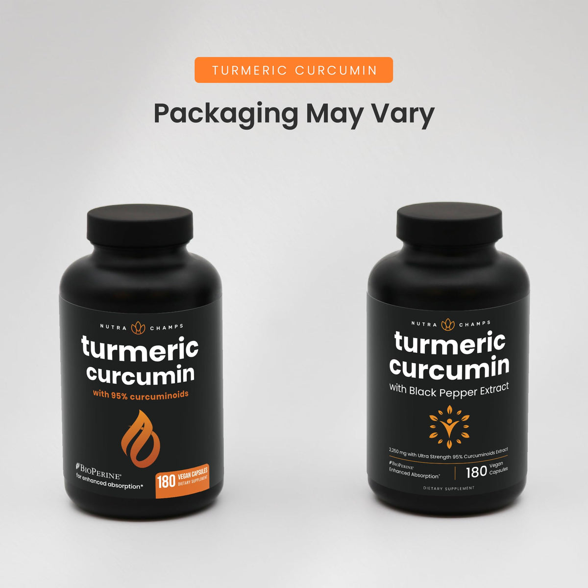 NutraChamps Curcuma avec un verre d'eau
