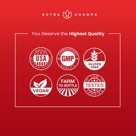 NutraChamps Ginseng Coréen Rouge Capsules sur une table