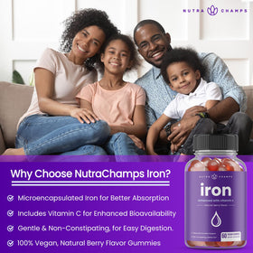 NutraChamps Gummies de Fer, prise en main
