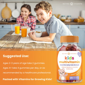 NutraChamps Gummies Multivitamines Enfants 120 Gummies côté