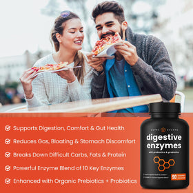 NutraChamps Multi-Enzymes avec étiquette visible