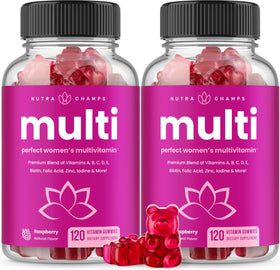 NutraChamps Multivitamines Femme 240 Gummies vue de face