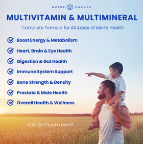 NutraChamps Multivitamines pour Hommes 240 Gummies, à côté d'autres vitamines