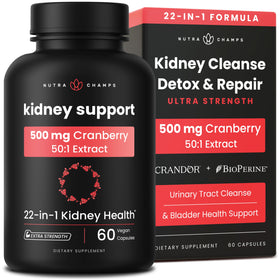 NutraChamps Nettoyage des Reins 22 en 1 capsules végétales