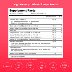 NutraChamps Nettoyage des Reins 22 en 1 emballage avant