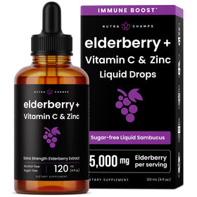 NutraChamps Sirop de Sureau Bio 249g vue avant