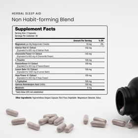 NutraChamps Sommeil 10 en 1, capsules végétaliennes