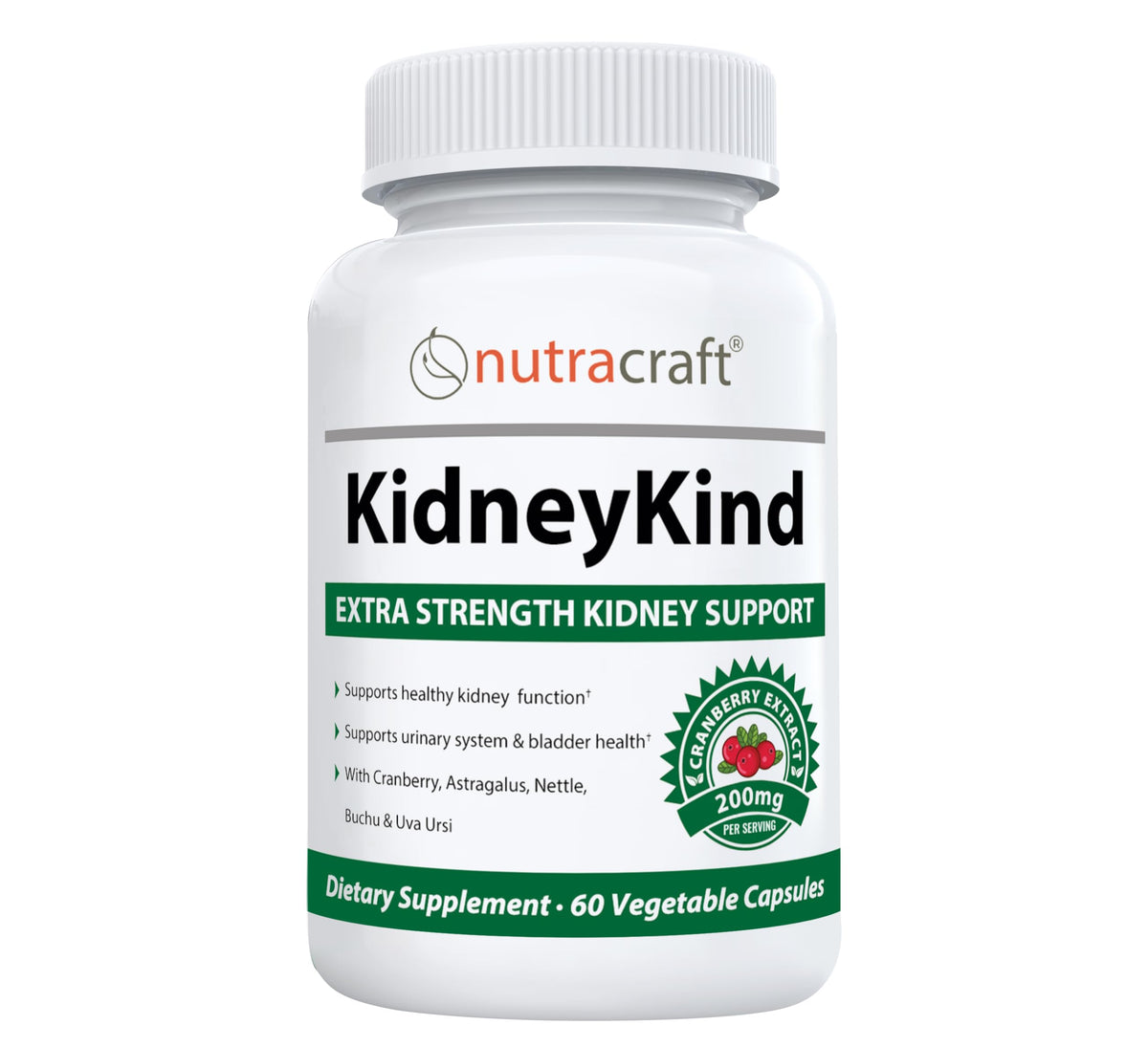 Nutracraft Nettoyage des Reins 21-en-1, 60 capsules végétales, emballage avant