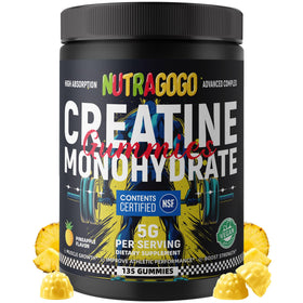 NUTRAGOGO Gummies de créatine monohydrate vue de face avec emballage