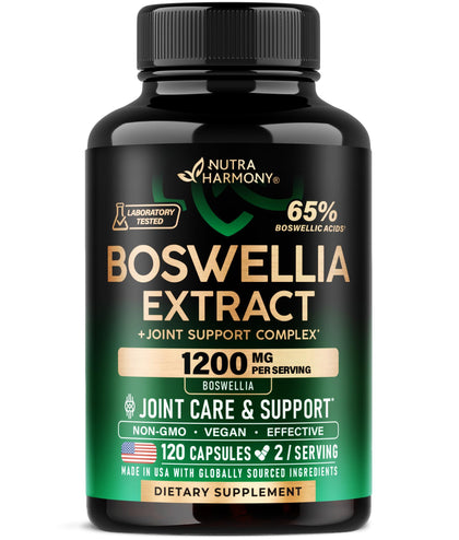 NUTRAHARMONY Boswellia 1200mg côté avant de l'emballage