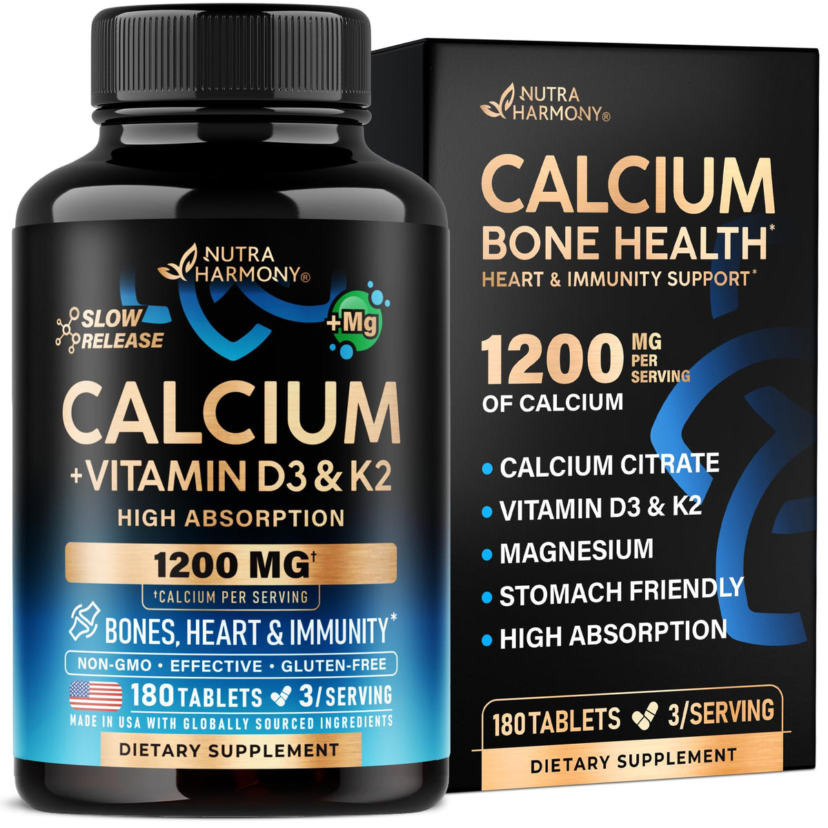 NUTRAHARMONY Calcium 1200mg comprimés de face