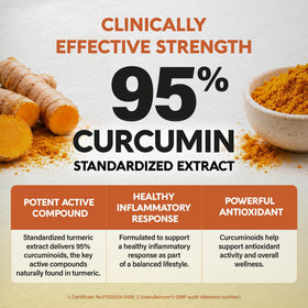 NUTRAHARMONY capsules de curcuma 2365mg avec gingembre et poivre noir