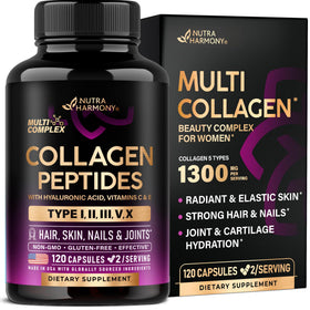 NUTRAHARMONY Collagène Multi Peptides 1300mg vue de face