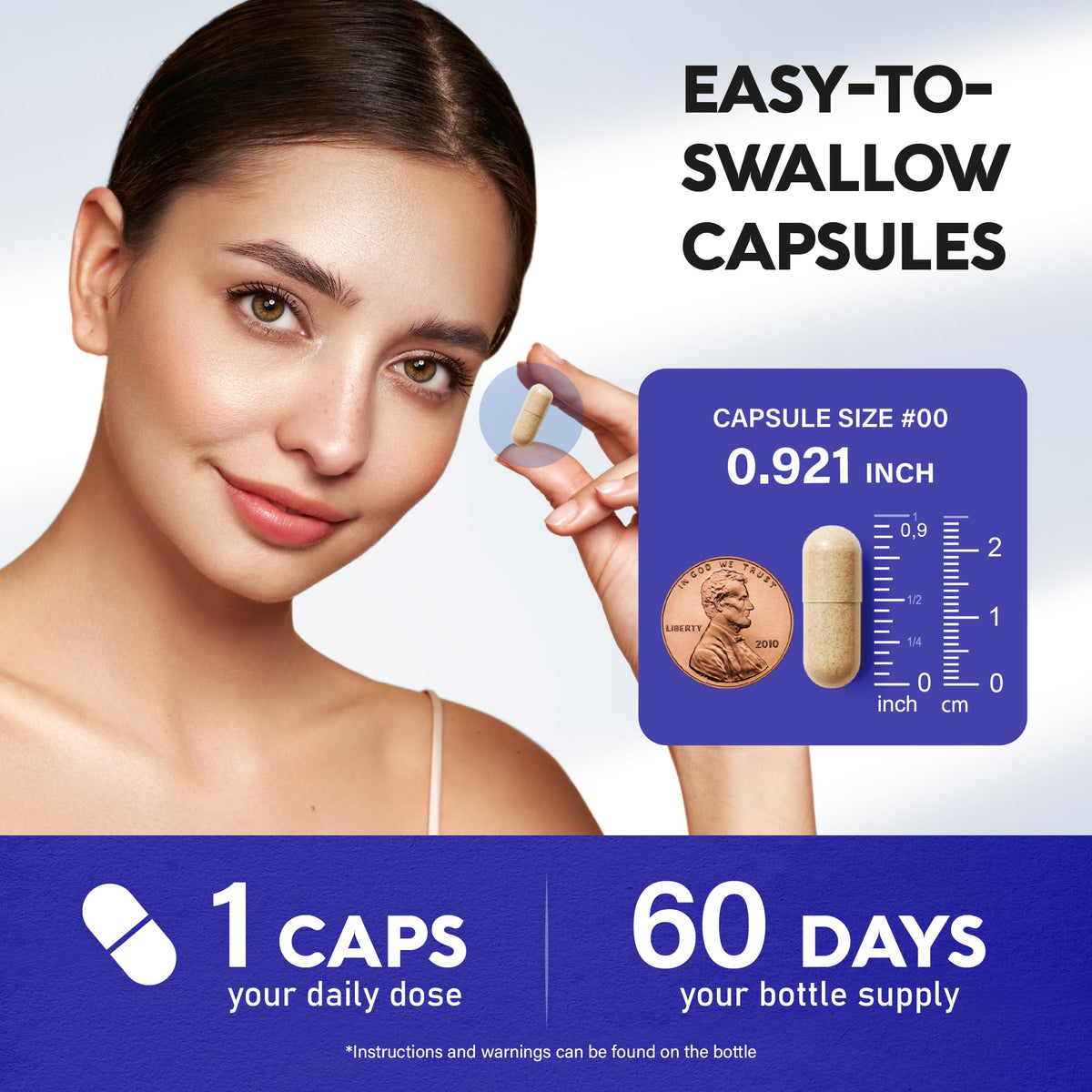 NUTRAHARMONY Complément Alimentaire Cortisol capsules avec verre d'eau