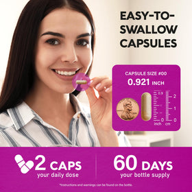 NUTRAHARMONY Complément Alimentaire Resvératrol 120 Capsules sur un fond de table