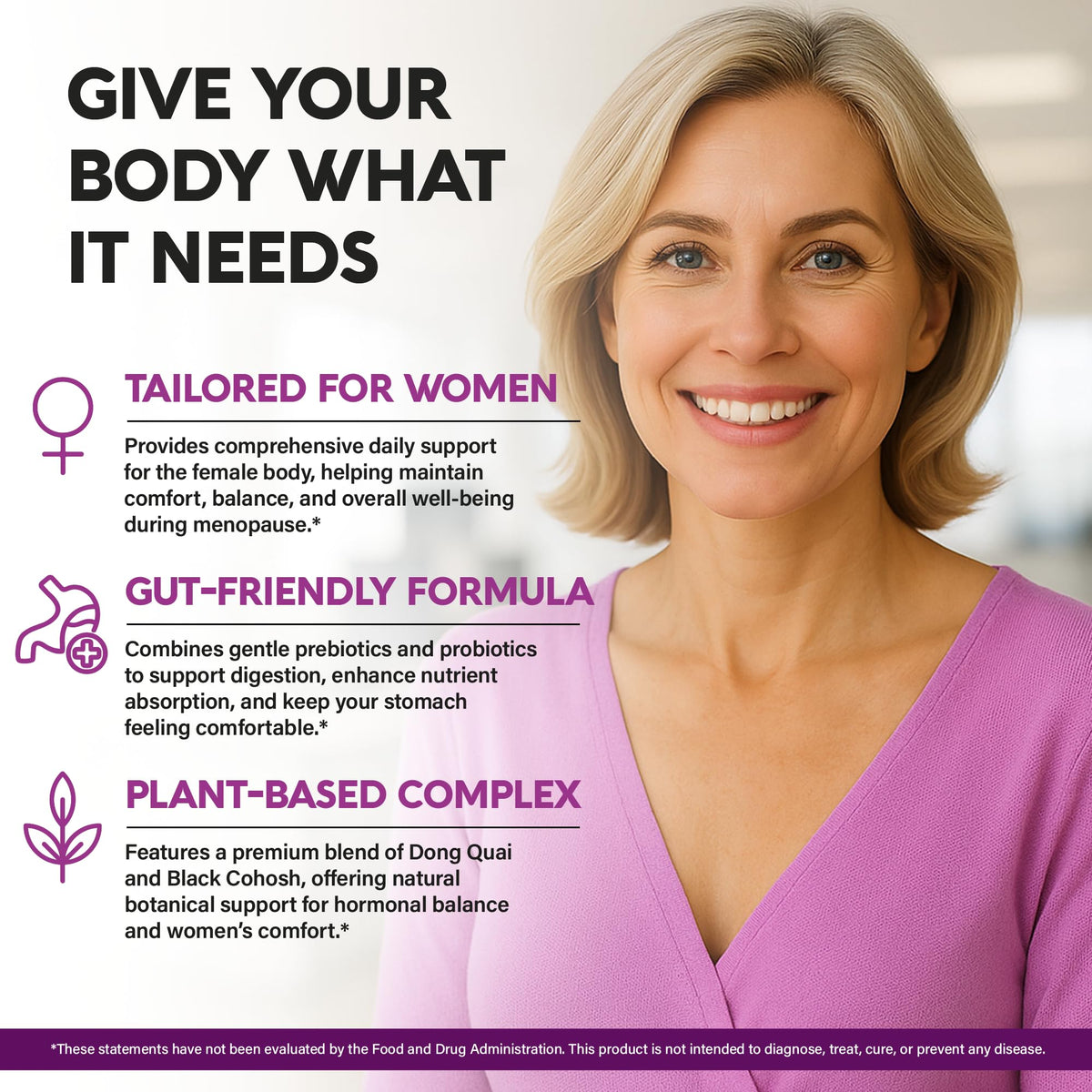 NUTRAHARMONY Compléments Alimentaires Ménopause 60 Capsules emballage