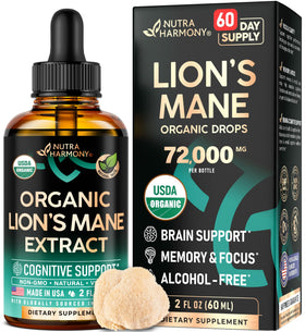 NUTRAHARMONY Extrait de Lion’s Mane 2 Oz, vue avant