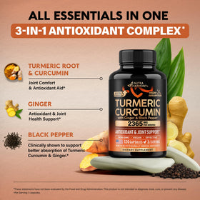 NUTRAHARMONY flacon de 120 capsules de curcuma