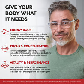 NUTRAHARMONY Ginseng Coréen 1500mg capsules à l'intérieur de la boîte