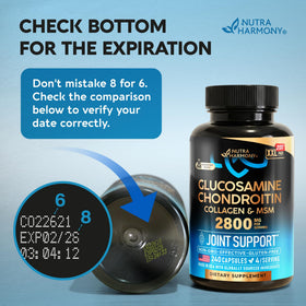 NUTRAHARMONY Glucosamine Chondroitin 2800 mg en environnement de vie