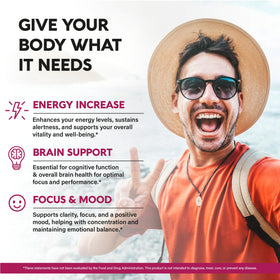NUTRAHARMONY Gouttes de Vitamine B12 Bio 5000 mcg - flacon avec bouchon
