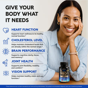 NUTRAHARMONY Huile de Poisson Omega 3 3600 mg 90 gélules molles vue arrière