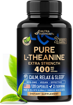 NUTRAHARMONY L-Theanine 400 mg flacon de 120 capsules